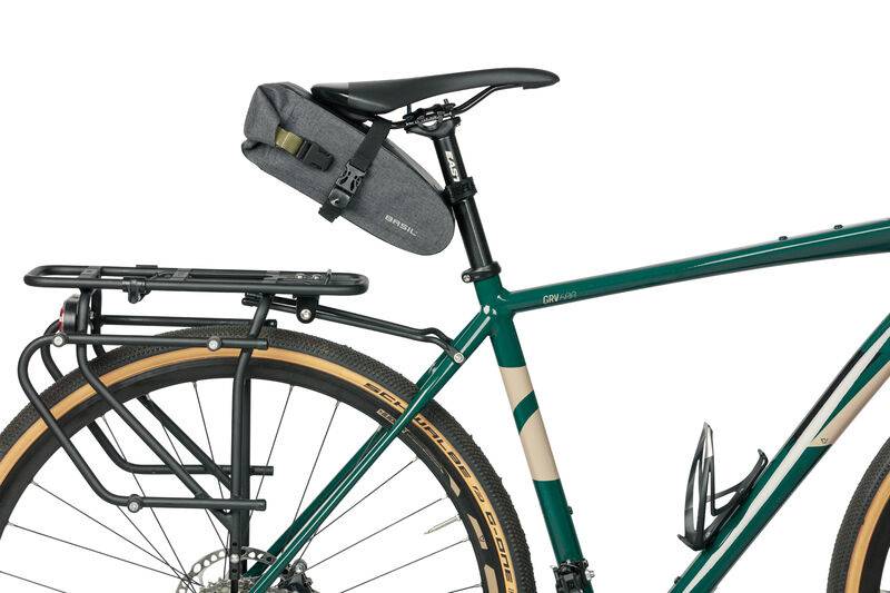Basilikum Navigator Storm Sattle Bag - Kompakte Fahrradbeutel - Unisex - Fahrrad - Schwarz