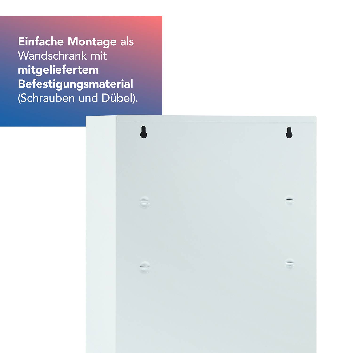 First Aid Only Medizinschrank Weiß mit 3 Fächern
