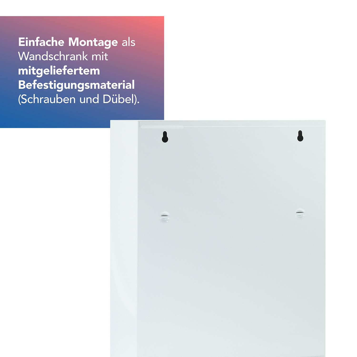 First Aid Only Medizinschrank Weiß mit 2 Fächern
