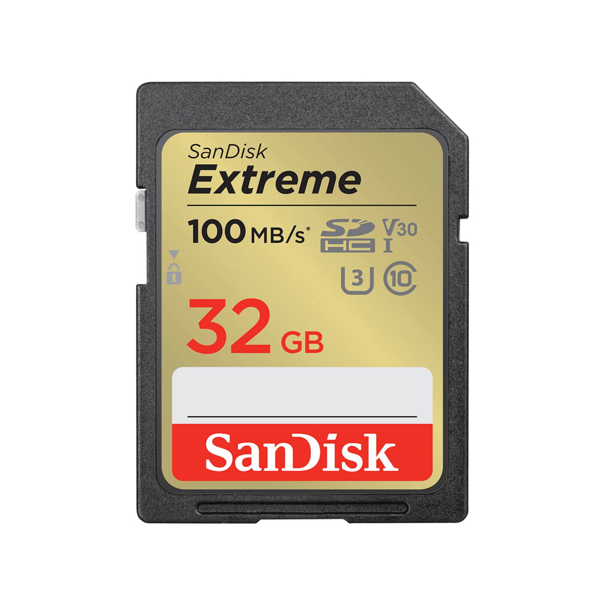 SanDisk Extreme PLUS SDXC-Karte 32 GB UHS-I stoßsicher, Wasserdicht