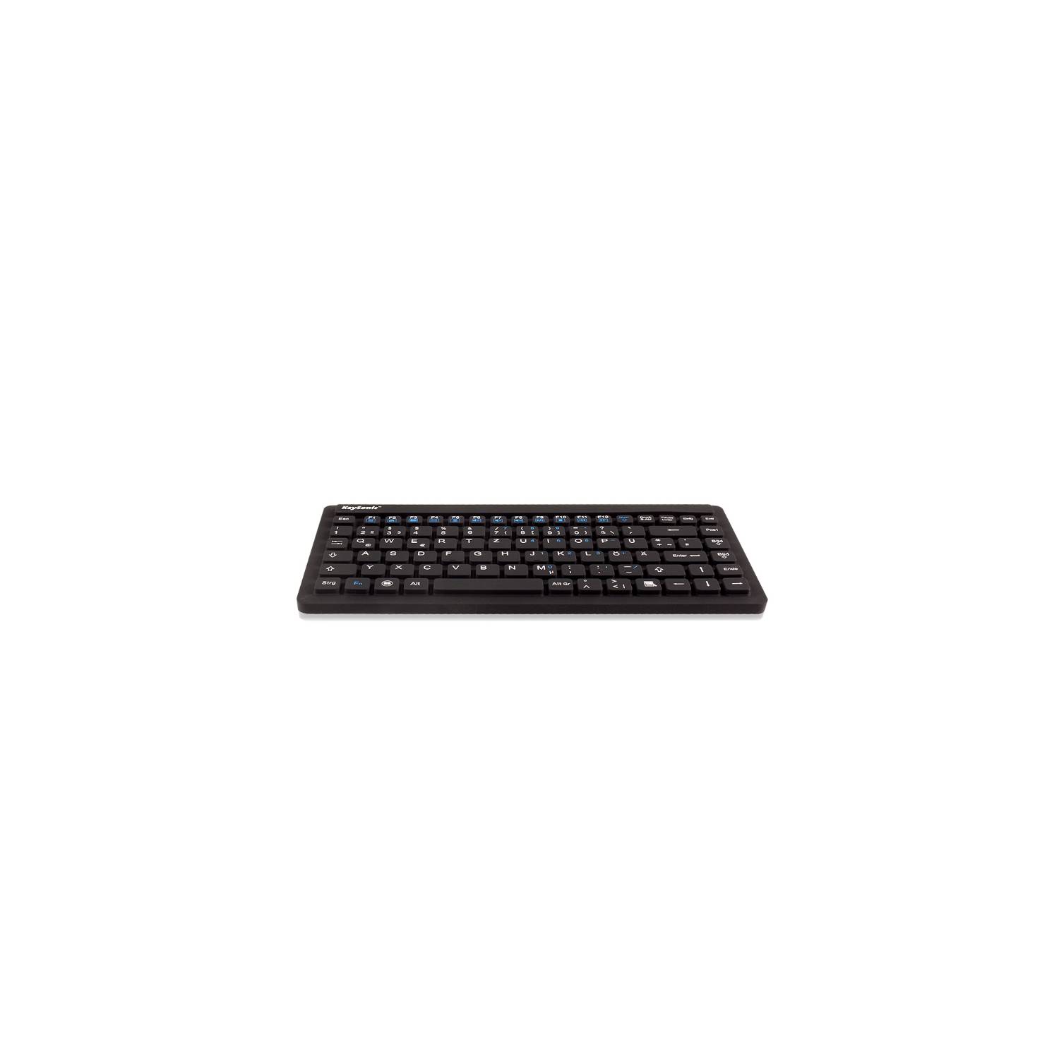 Keysonic KSK-3230IN (UK) USB Tastatur UK-Englisch, QWERTY Schwarz Silikonmembran, Wasserfest (IPX7)
