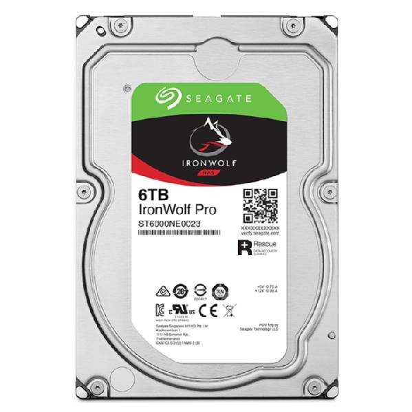 Seagate IronWolf Pro 6 TB Interne Festplatte 8.9 cm (3.5 Zoll) SATA III ST6000NT001 Bulk
