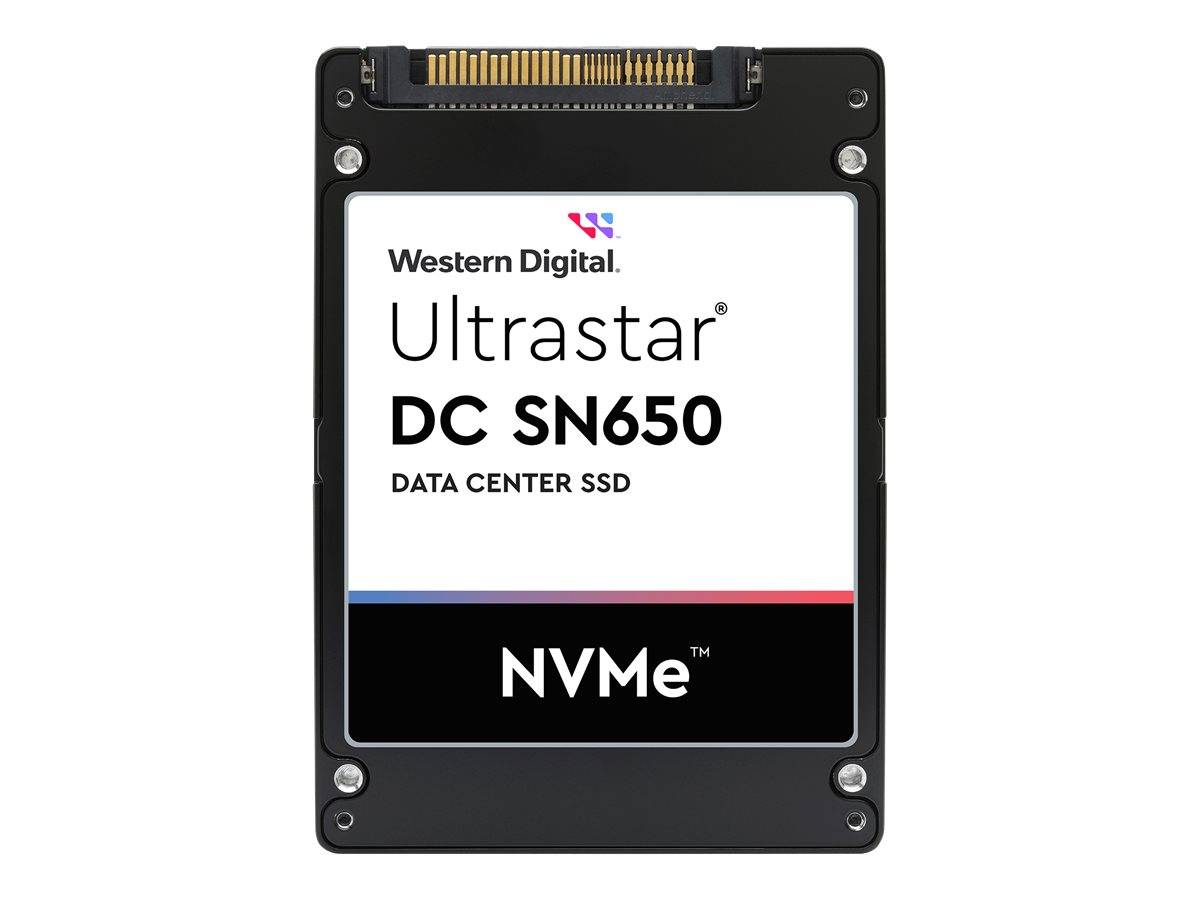 WD DC SN650 U.3 15MM 15360 GB PCIe BICS5 ISE Solid State Disk 15.360 Intern
