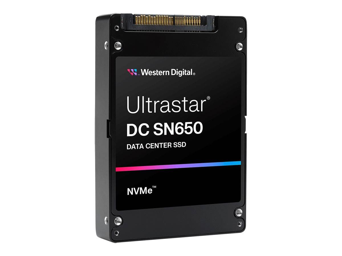 WD DC SN650 U.3 15MM 15360 GB PCIe BICS5 ISE Solid State Disk 15.360 Intern