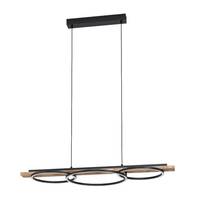 EGLO Boyal - Schwarz - Braun - Weiß - Schwarz - Braun - Weiß - Stahl - Holz - Ke