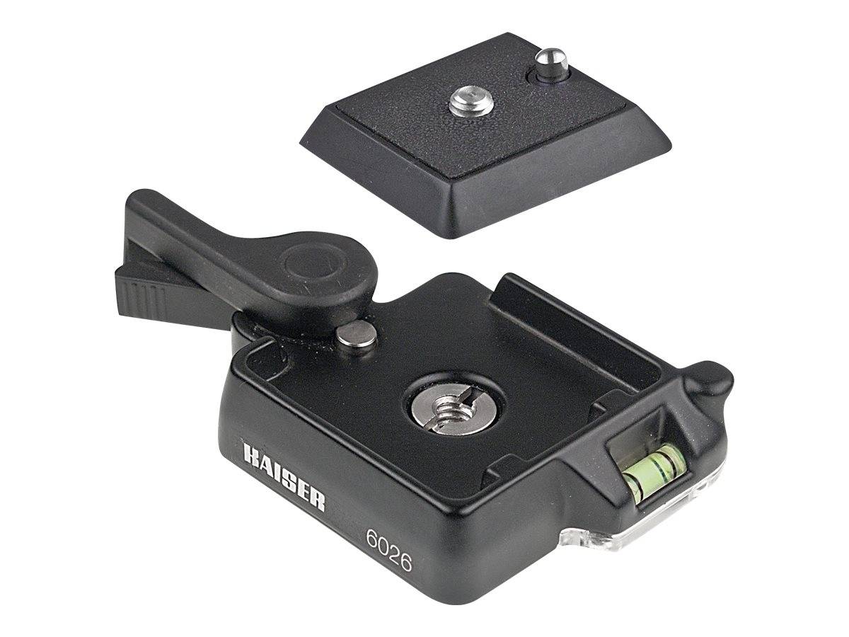 Kaiser Fototechnik 6026, Schwarz, Aluminium, 1/4", 78 mm, 59 mm, 18 mm