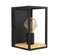 EGLO LEUCHTEN - EGLO Libertad, Zylinder, 1 Glühbirne(n), E27, IP20, Schwarz, Braun