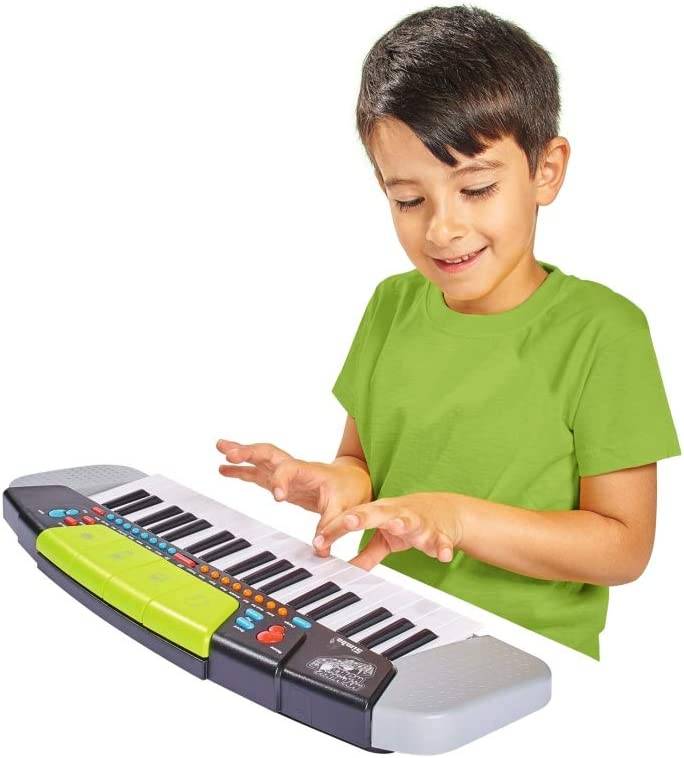 Simba 106835366 - My Music World Keyboard Modern Style, 37 Tasten, 8 Demos, 8 Rhythmen, 54x17cm, ab 4 Jahre