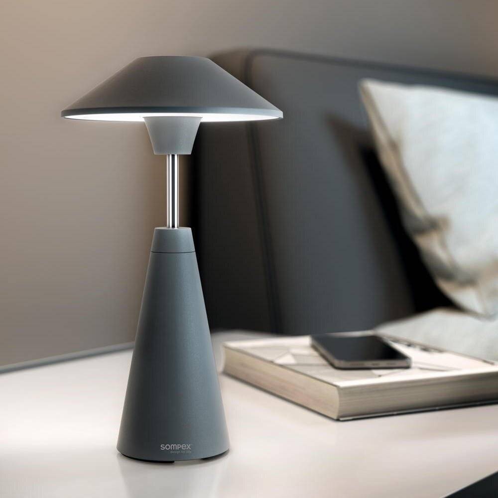 LED Akku Tischleuchte Move in Anthrazit 2,5W 245lm IP65