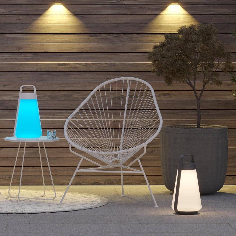 LED Akku Tischleuchte RGBW Air in Anthrazit 3,5W 340lm IP65