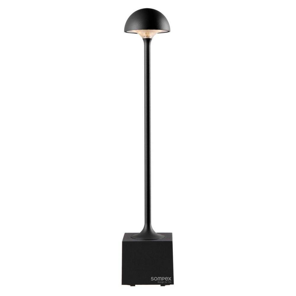 LED Akku Tischleuchte Flora in Schwarz 2,3W 247lm IP54