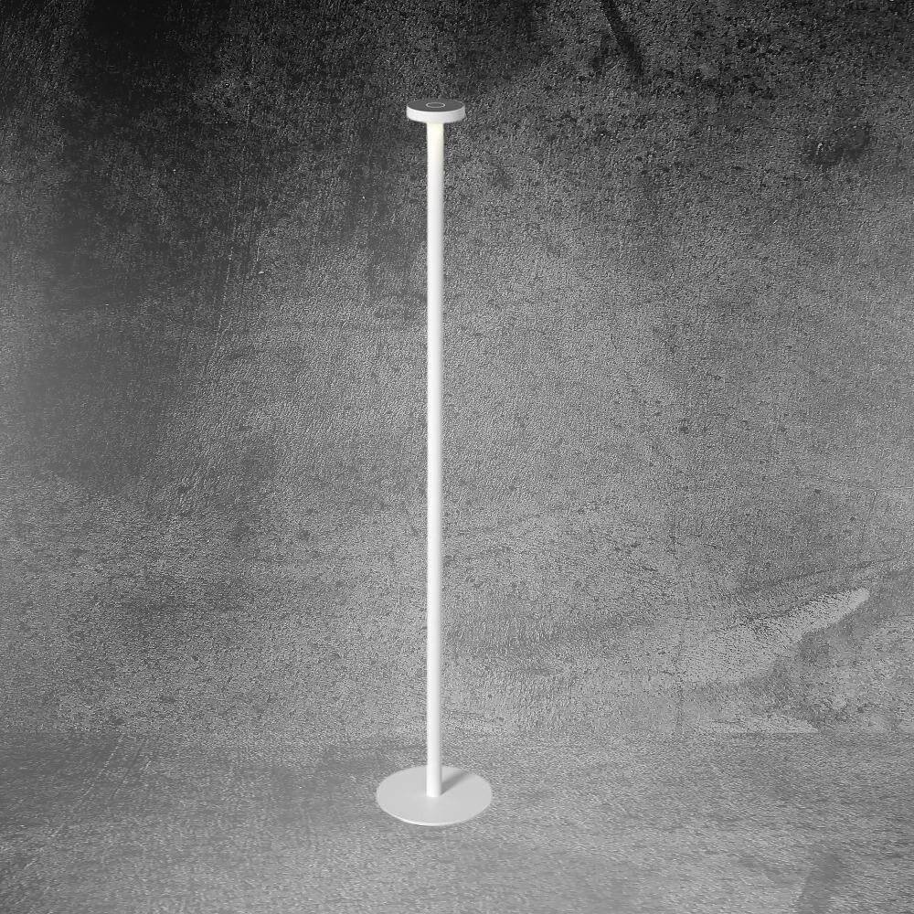 LED Akku Stehleuchte Boro in Weiß 2,5W 247lm IP65