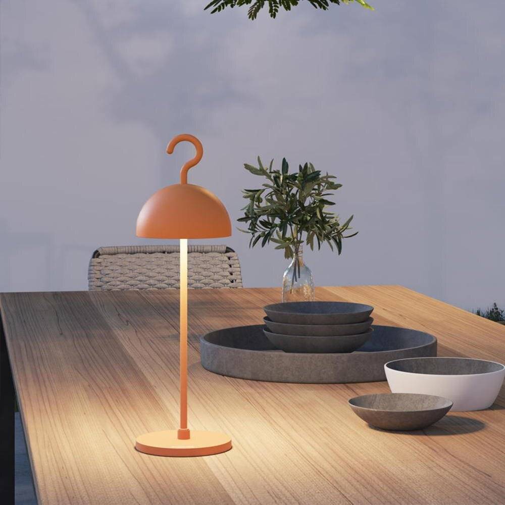 LED Akku Tischleuchte Hook in Orange 2,5W 238lm IP65