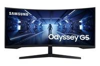 Samsung Odyssey G5 C34G55TWWP - G55T Series - LED-Monitor - Gaming - gebogen - 86 cm (34")