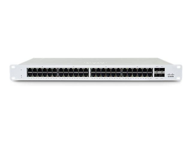 Cisco Meraki MS130-48P - Switch - managed - 48 x 10/100/1000Base-T + 4 x Gigabit