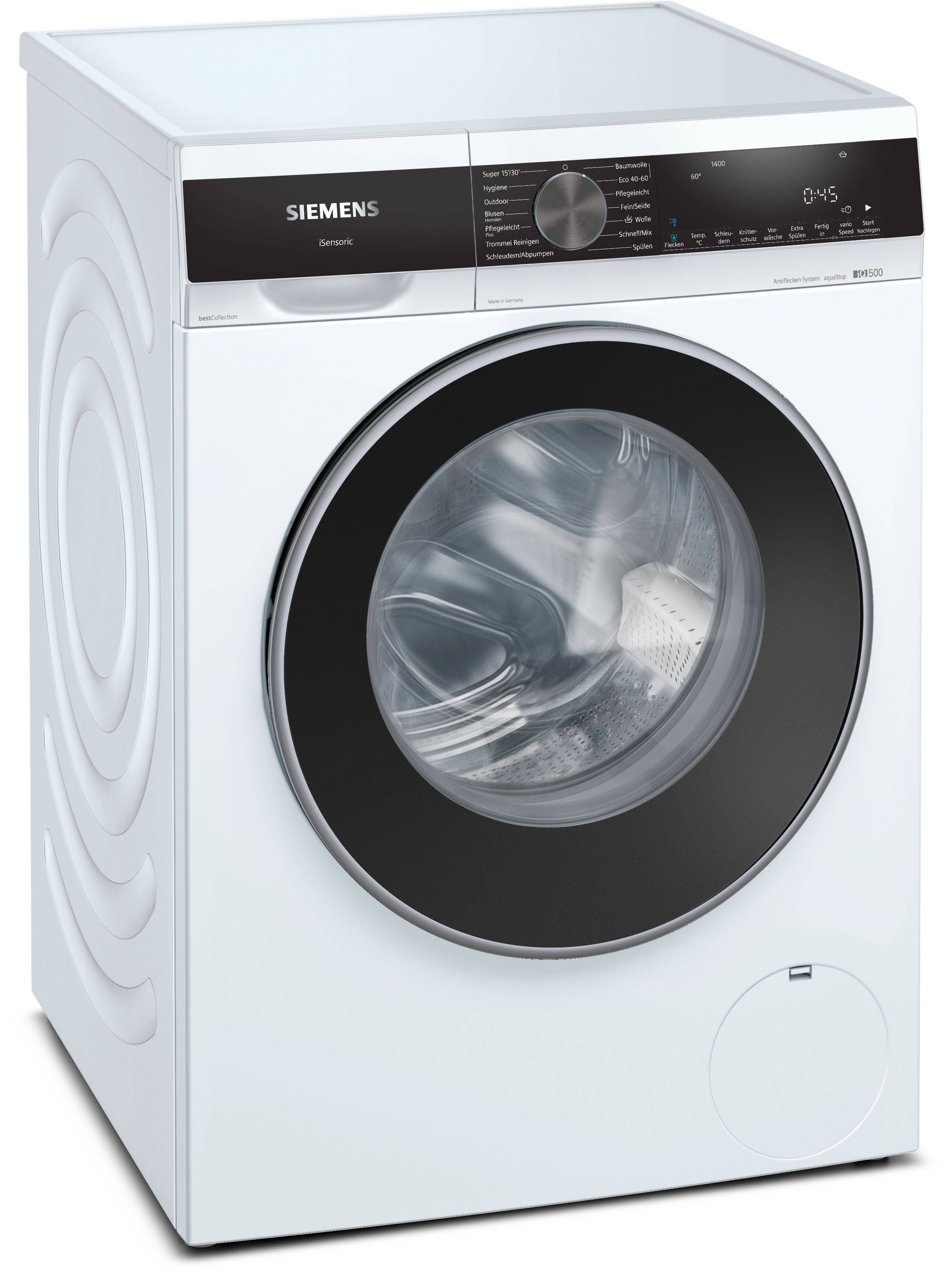 Siemens iQ500 WG44G21G0, Frontlader, 9 kg, B, 70 dB, 1351 RPM, A