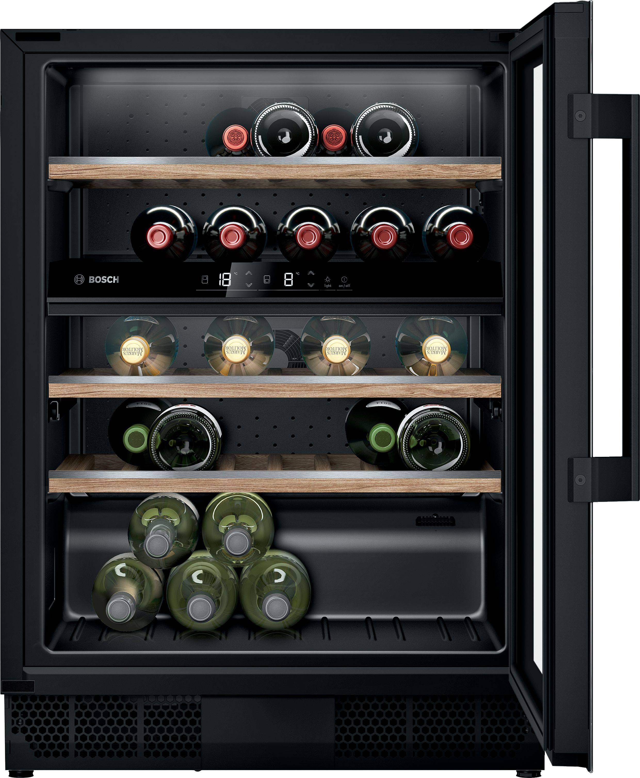 Bosch Serie | 6 KUW21AHG0 - Weinkühlschrank - eingebaut