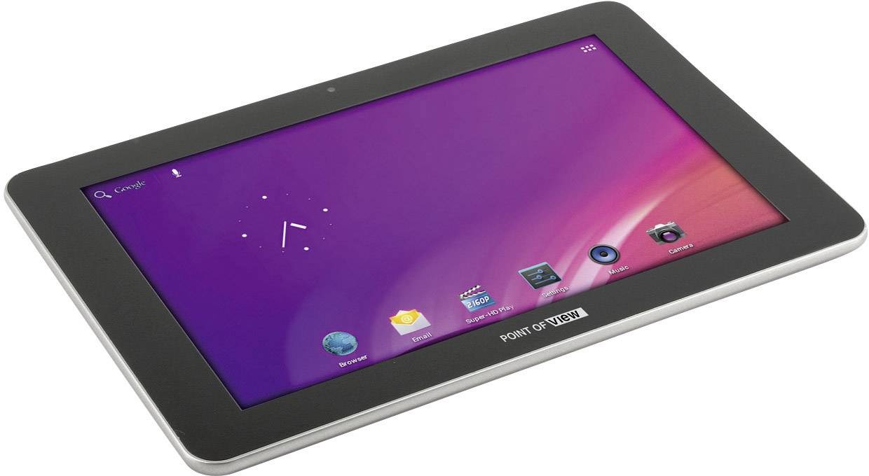 Point of View 8 GB Schwarz Android-Tablet 25.7 cm (10.1 Zoll) 1.5 GHz Android™ 4.1