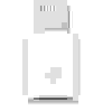 Apple iPad/iPhone/iPod Adapter [1x Lightning-Stecker - 1x USB 2.0 Buchse Micro-B] Weiß