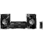 Musikcenter Panasonic Stereo System SC-AKX320E-K Bluetooth, CD-Player, kabellose Verbindung, AUX-Eingang, UKW-Radio (SC-