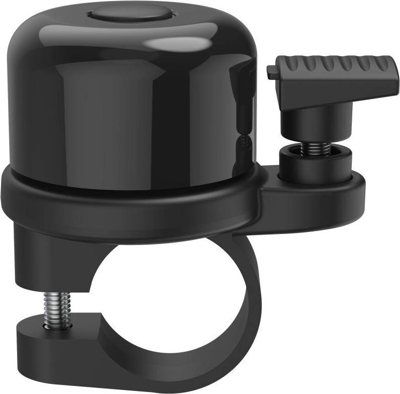 hama 00201841 Fahrradklingel "AirBell", mit AirTag-Halter, Ø 2,2 cm, 85 dB