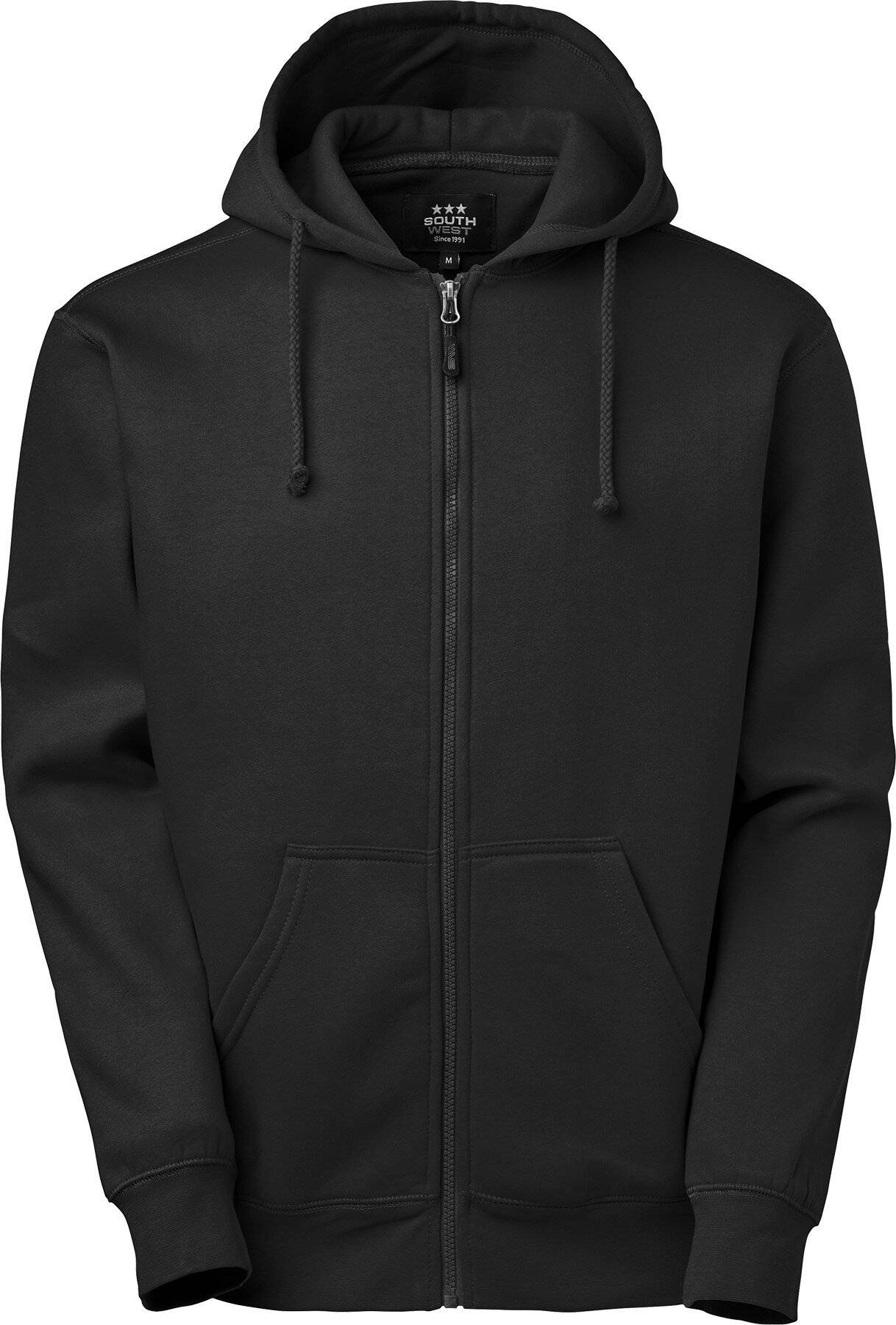 Parry Full-Zip Sweatshirt, Herren, schwarz, XXL