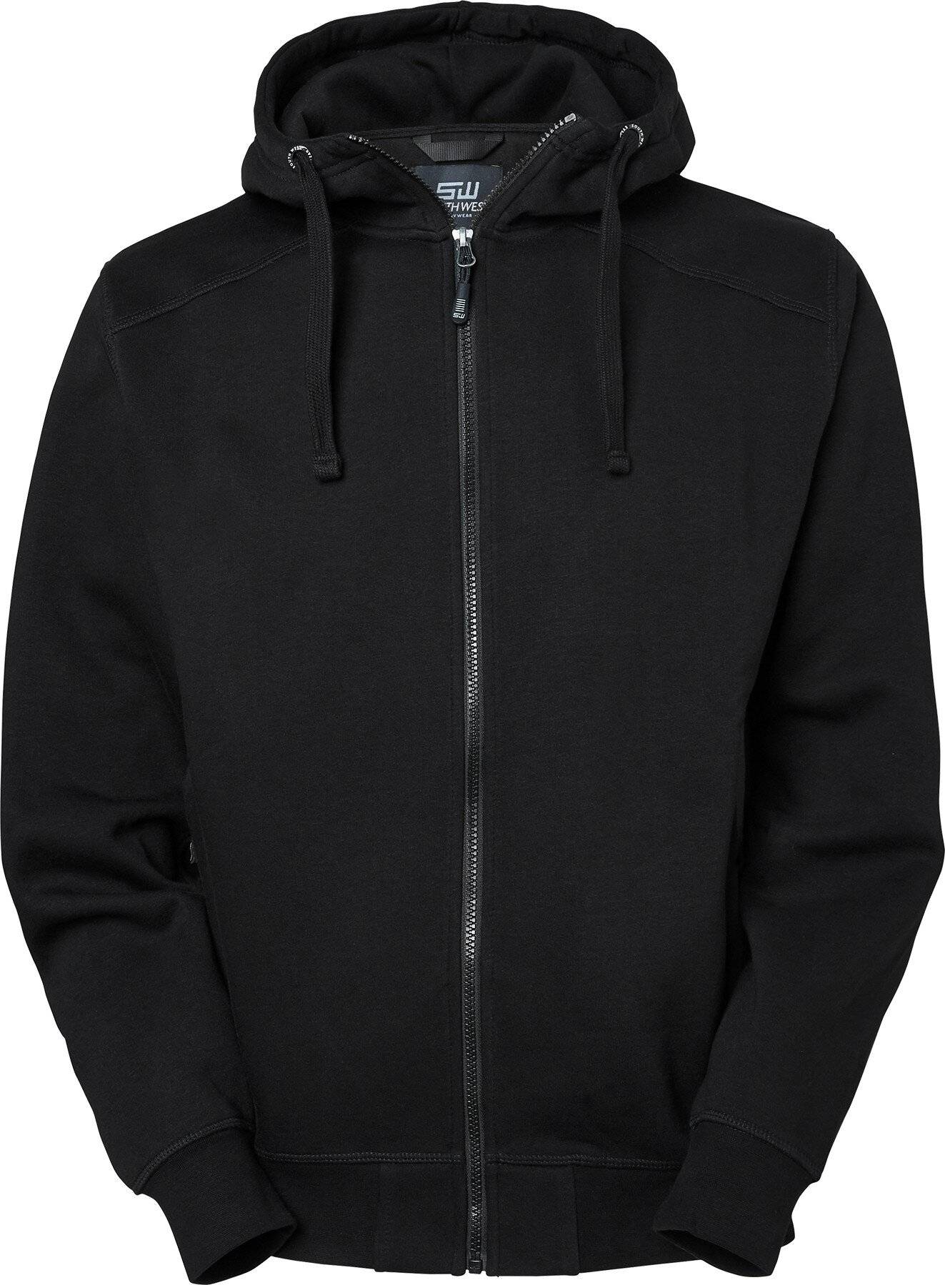 Franklin Full-Zip Sweatshirt, Herren, schwarz, 3XL