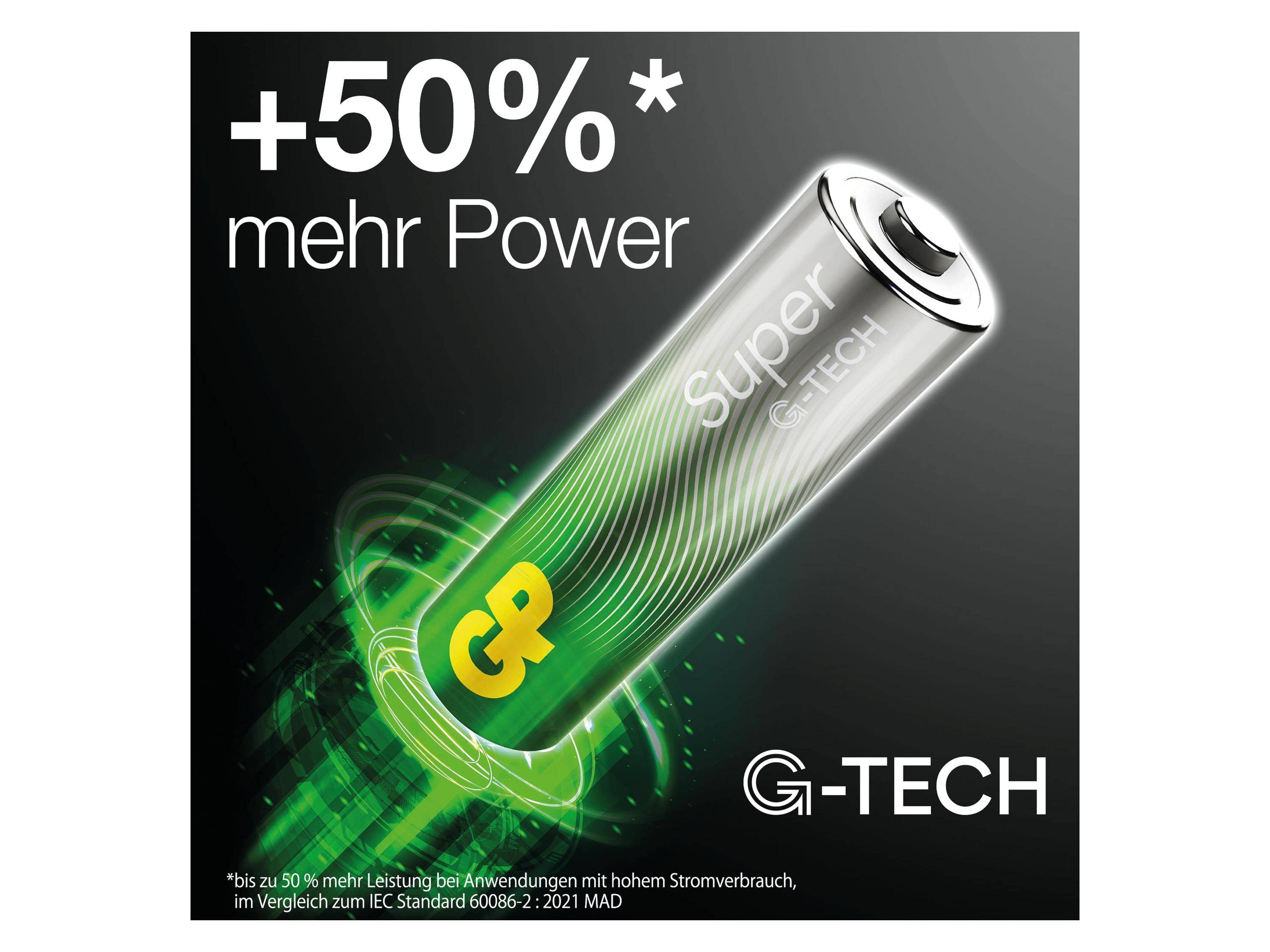 GP Super Alkaline-Mignon-Batterie LR06, 1,5V, 80 Stück