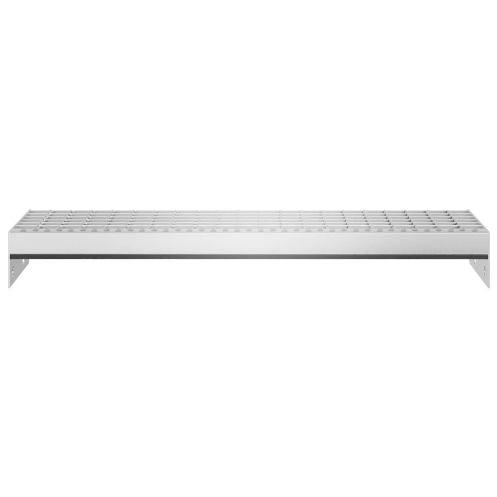 vidaXL Gitterroststufe 60x24x7 cm Verzinkter Stahl