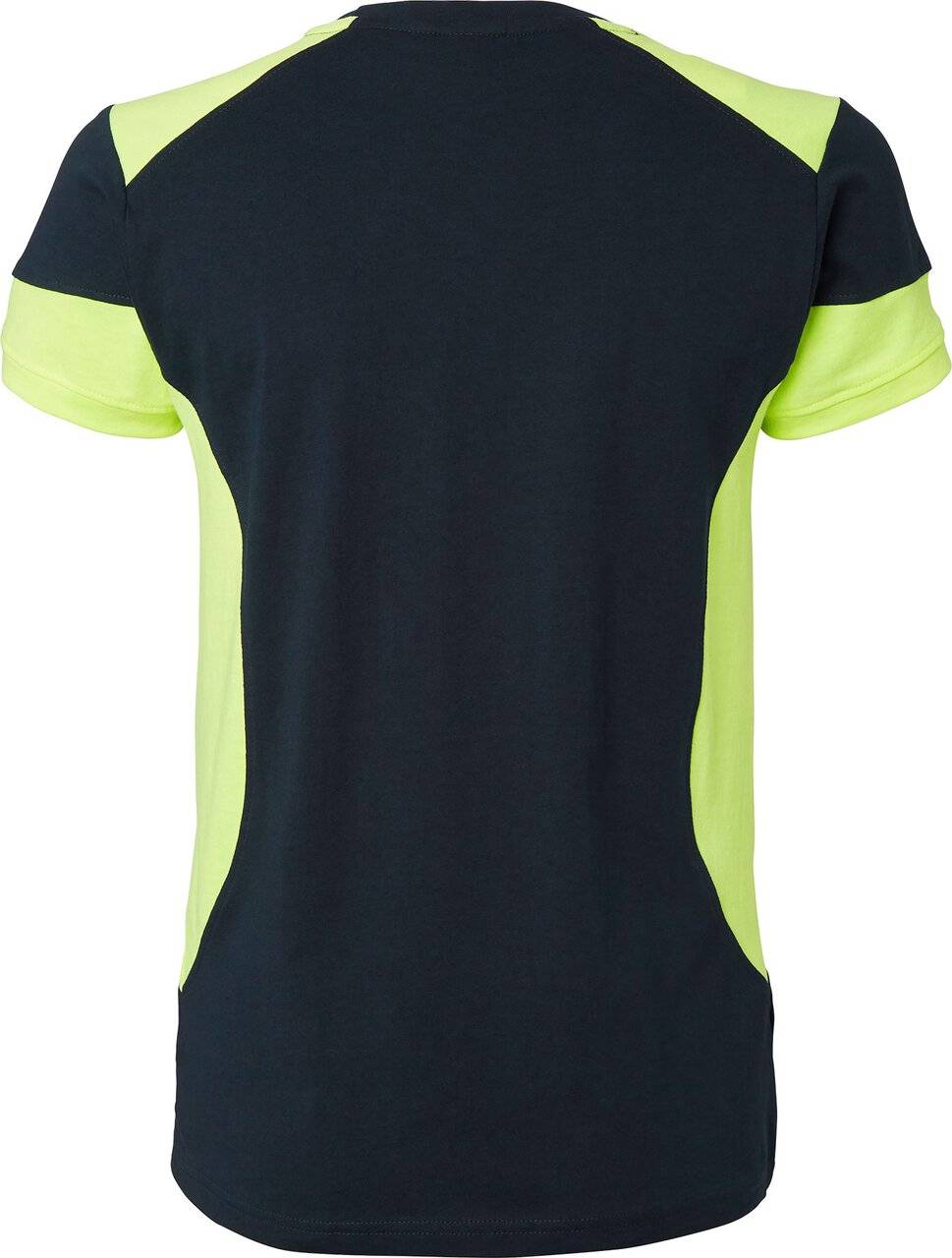 211 T-shirt, Damen, navy blau/Fluoreszierendes gelb, XXL