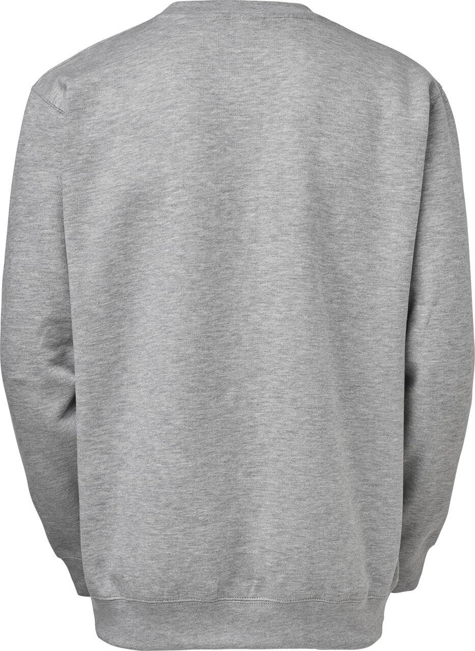 Basic Sweatshirt, Unisex, grau meliert, XL