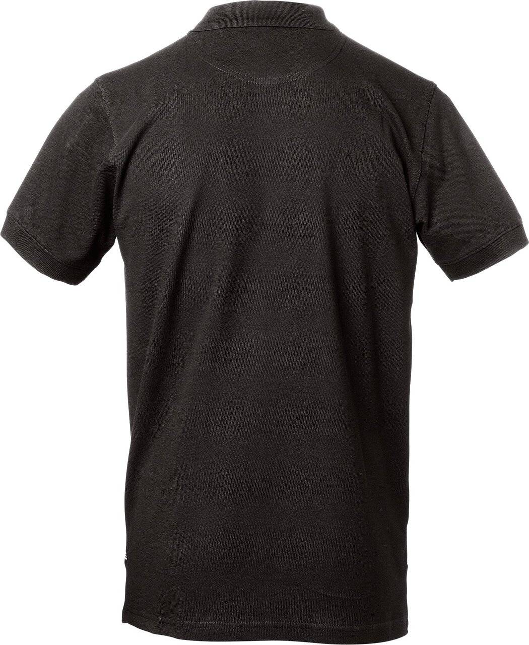 Morris solid Poloshirt, Herren, schwarz, L