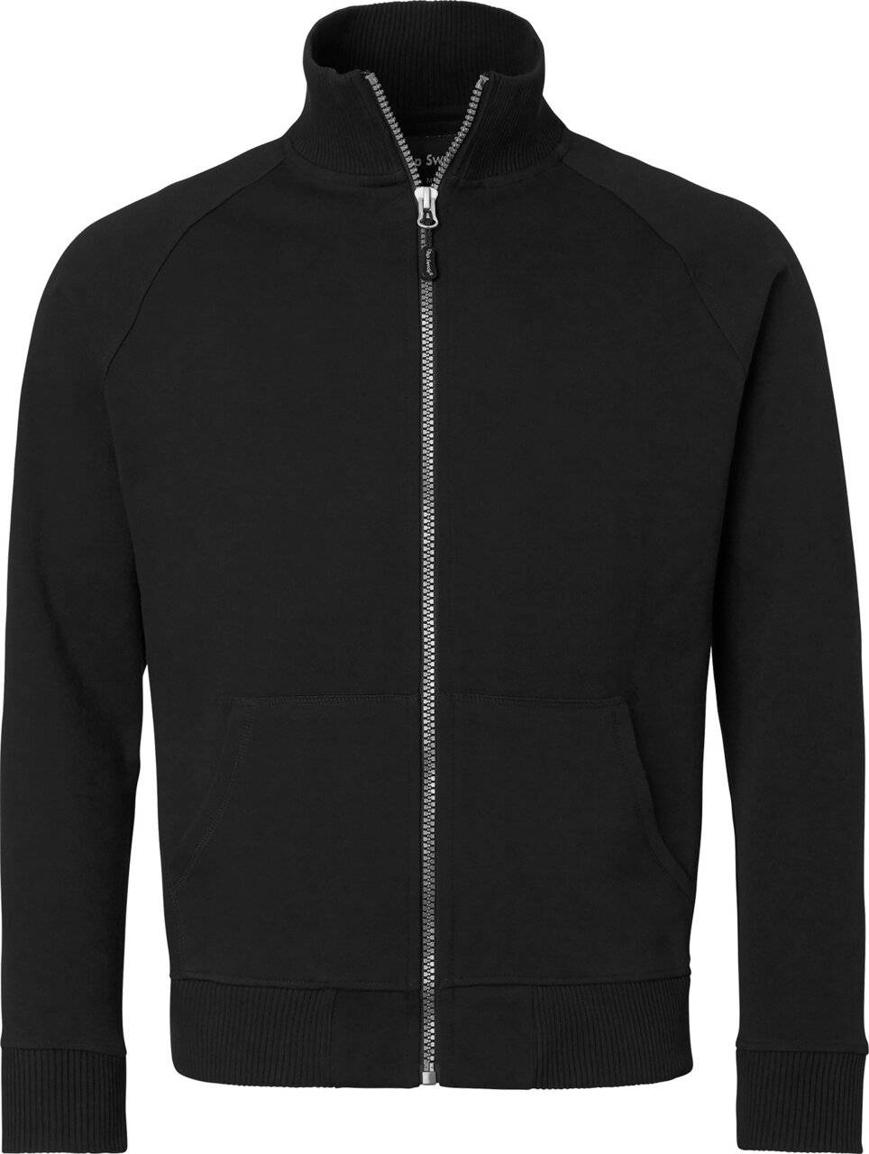 0202 Full-Zip Sweatshirt, Unisex, schwarz, L