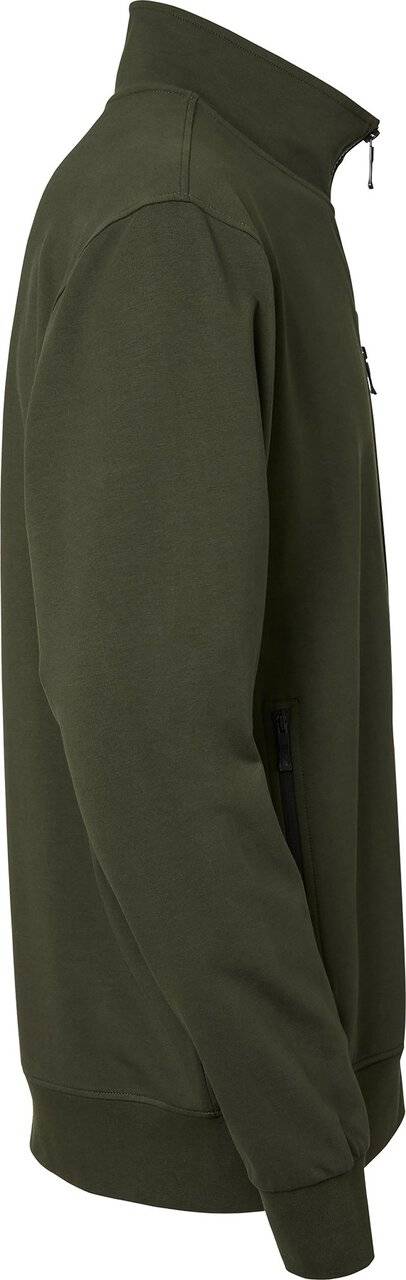 Nick Full-Zip Sweatshirt, Herren, dunkel olive, 3XL
