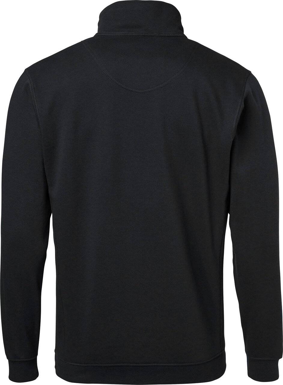 149 Half-Zip Sweatshirt, Unisex, schwarz, S