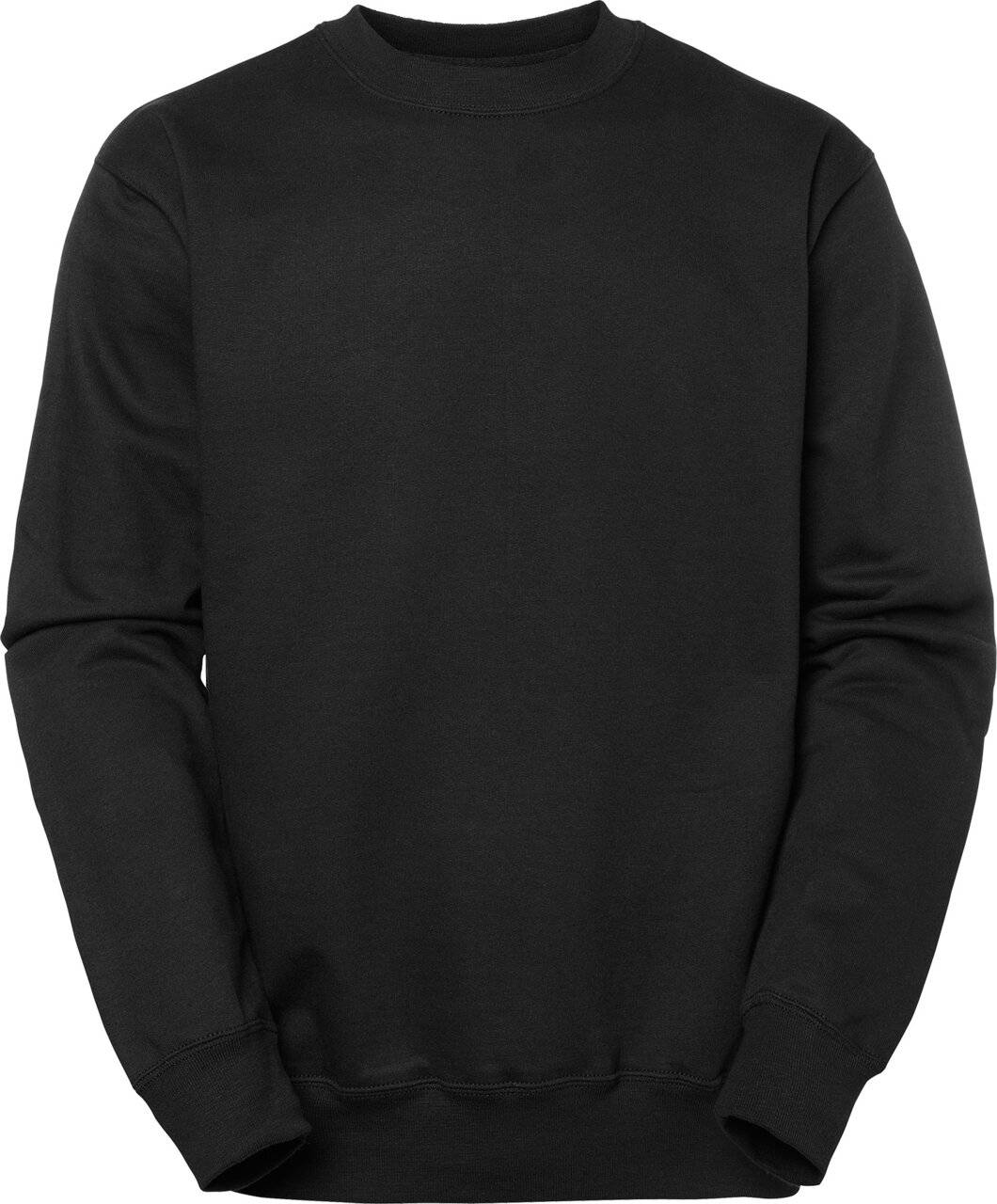 Basic Sweatshirt, Unisex, schwarz, S