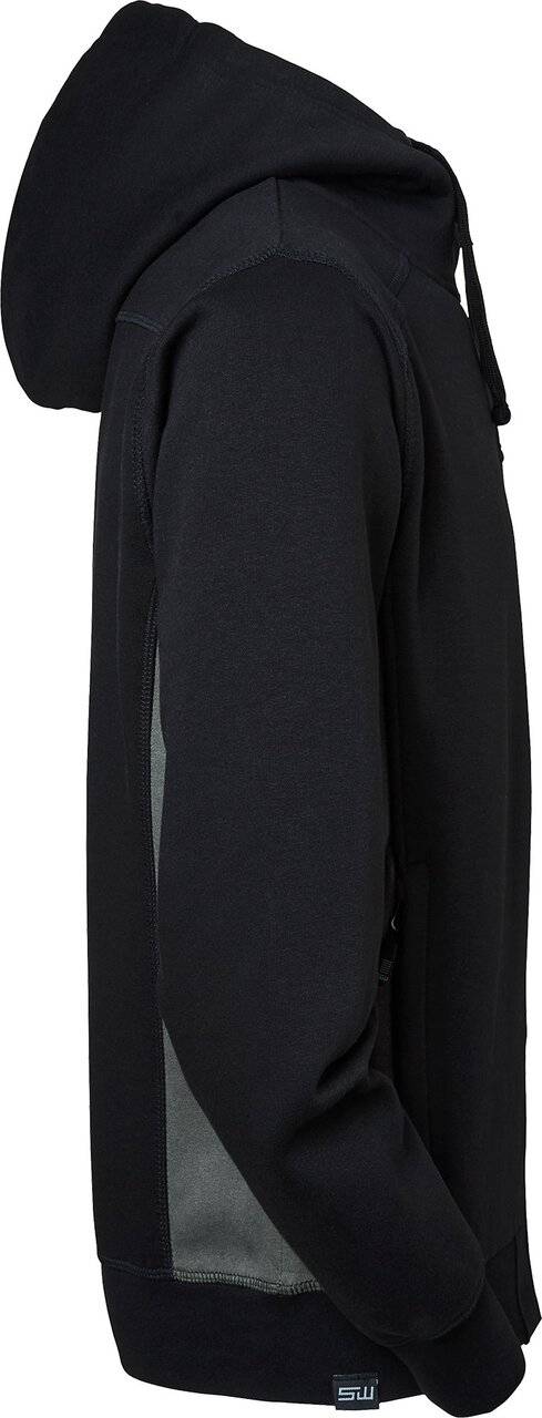 Franklin Full-Zip Sweatshirt, Herren, schwarz/grau., XXL