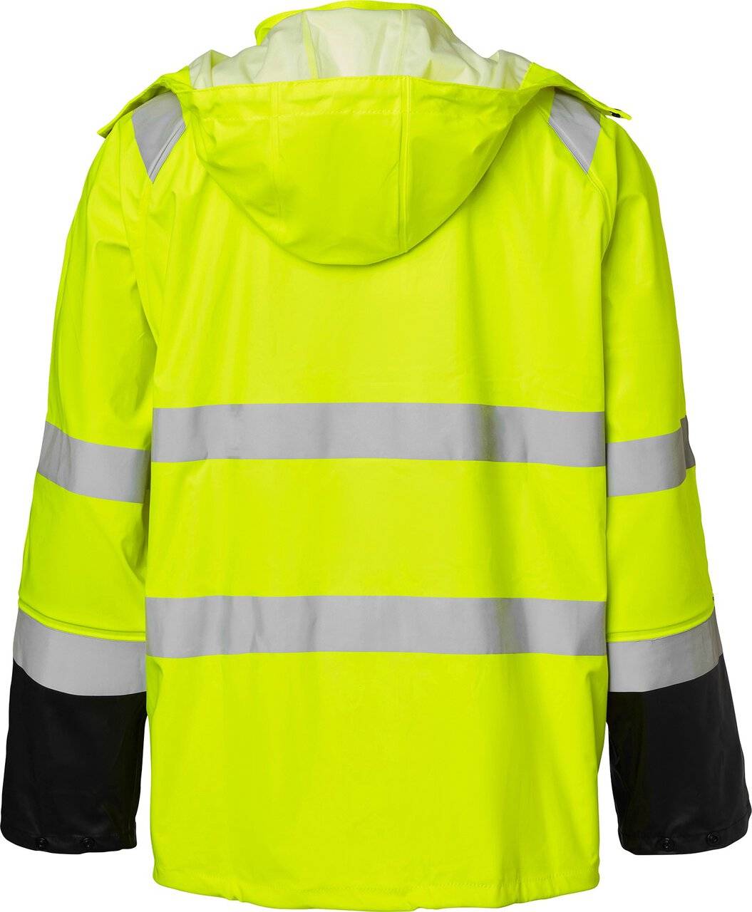 180 Regenjacke, Hohe Sichtbarkeit, Unisex, Fluoreszierendes gelb/schwarz, M