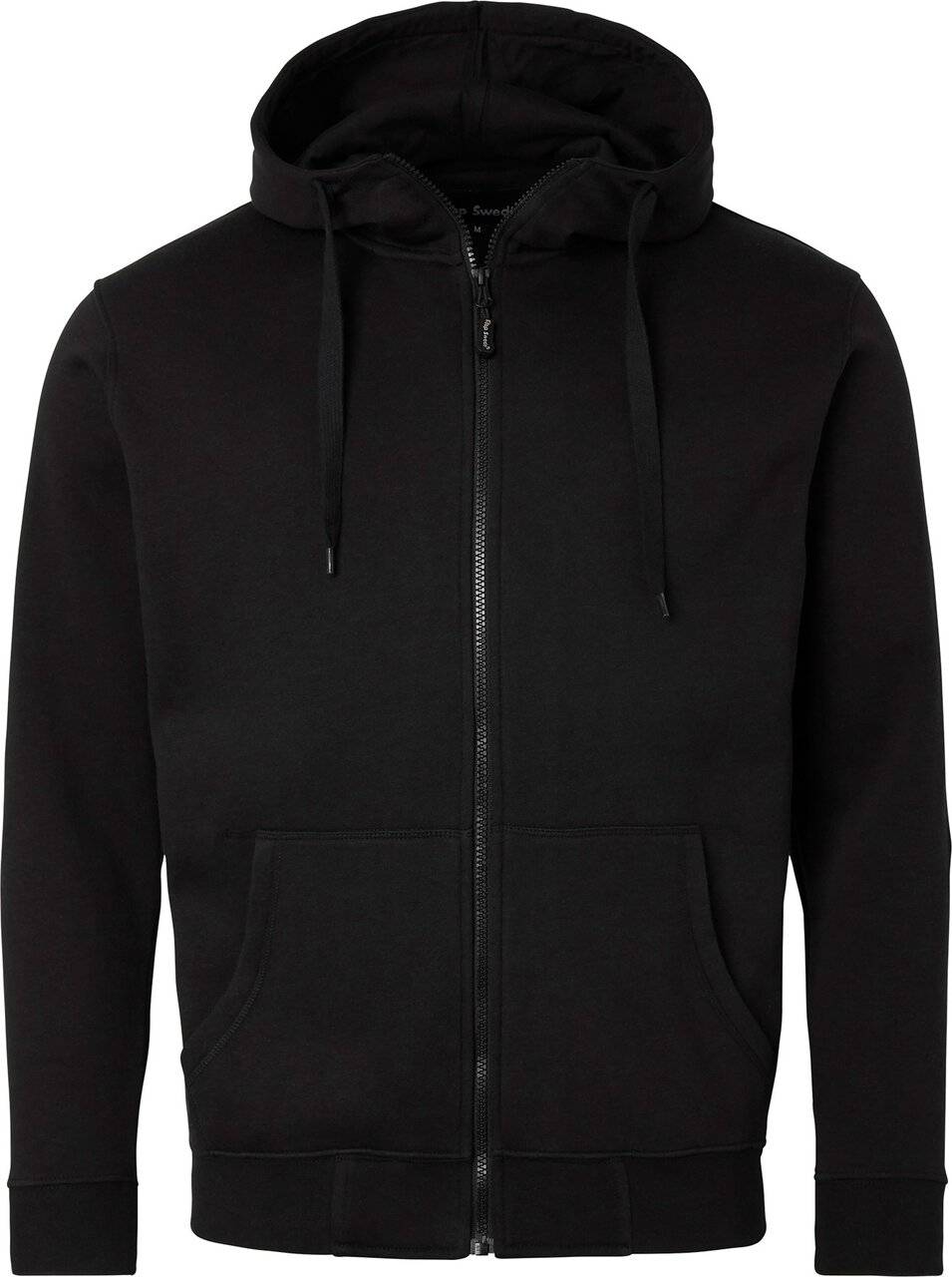 185 Full-Zip Sweatshirt, Herren, schwarz, 3XL