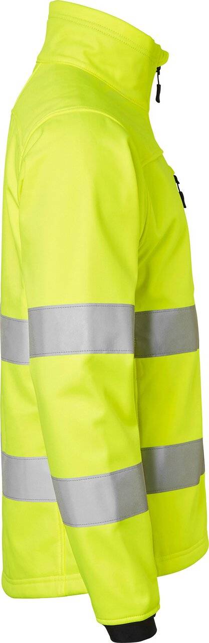7621 Softshelljacke Hohe Sichtbarkeit, Unisex, Fluoreszierendes gelb, S