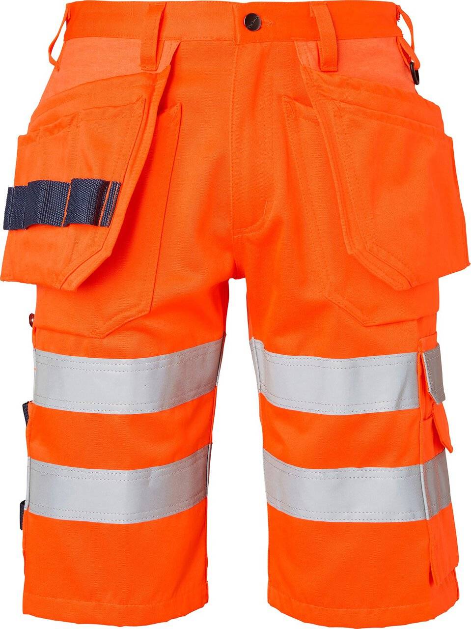 195 Kurze Handwerker Hose, Unisex, Fluoreszierendes orange, 50