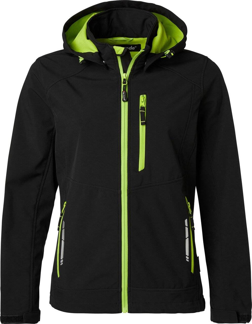 352 Softshell Jacke, Damen, schwarz, XXL