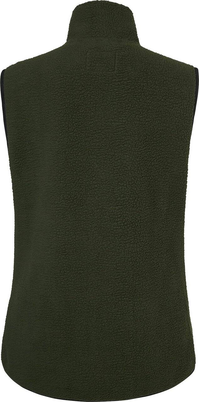 Saga Fleeceweste, Damen, dunkel olive, M