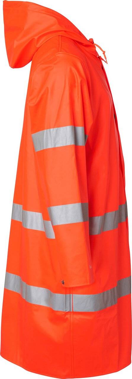 9295 Regenmantel Hohe Sichtbarkeit, Unisex, Fluoreszierendes orange, L