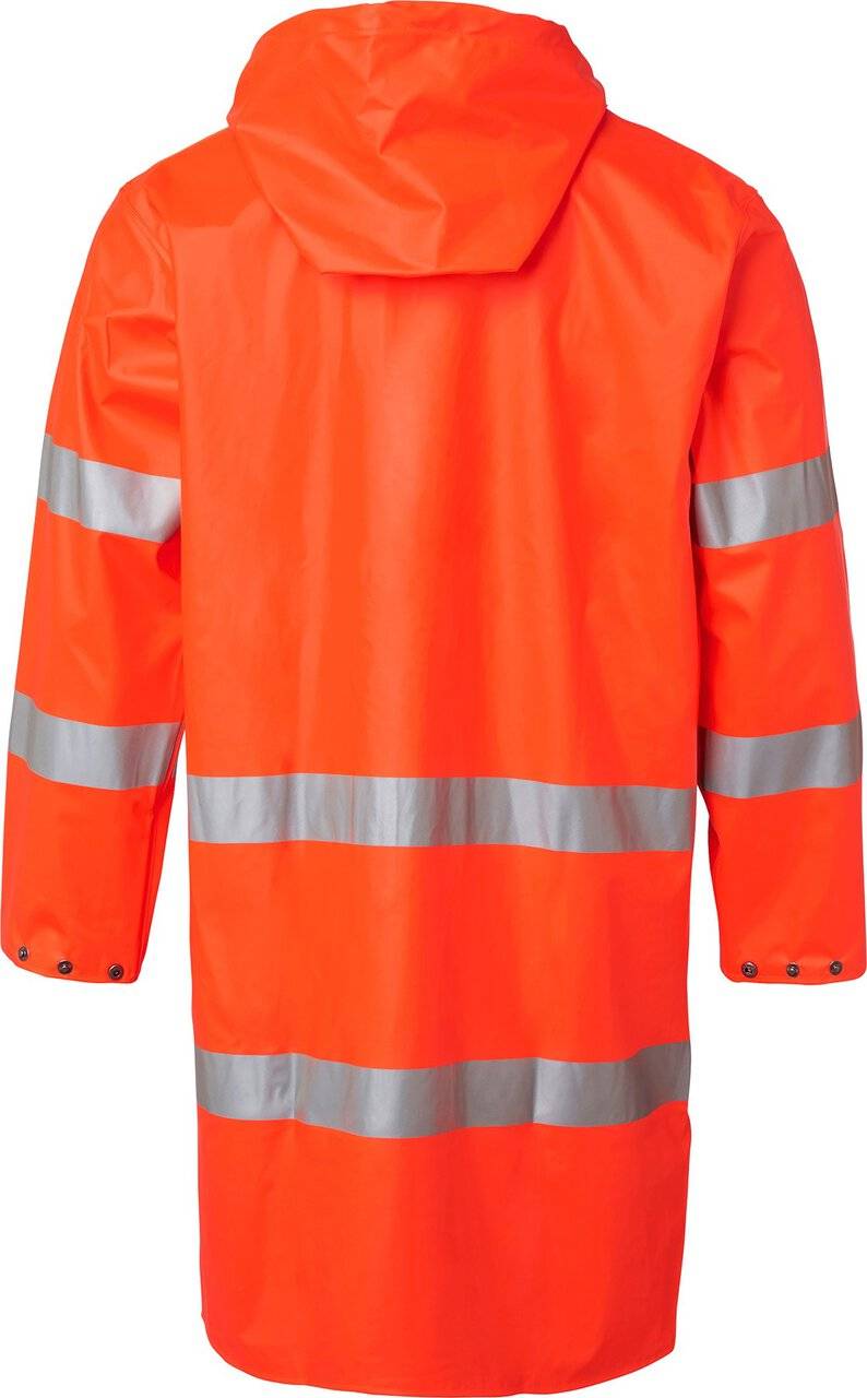 9295 Regenmantel Hohe Sichtbarkeit, Unisex, Fluoreszierendes orange, L