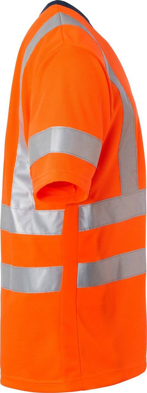 224 T-shirt, Unisex, Fluoreszierendes orange, XL
