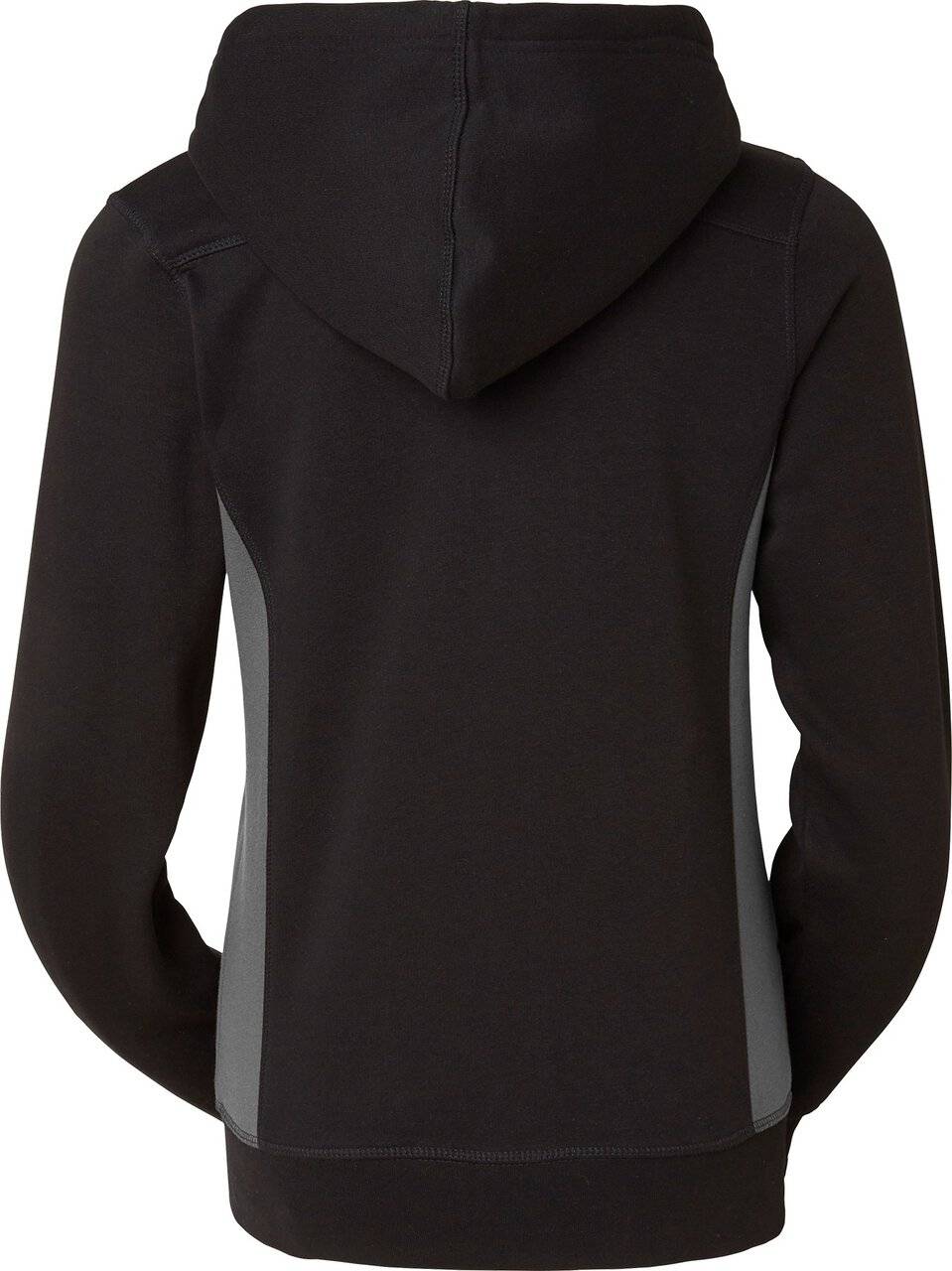 Ava Full-Zip Sweatshirt, Damen, schwarz/grau., S