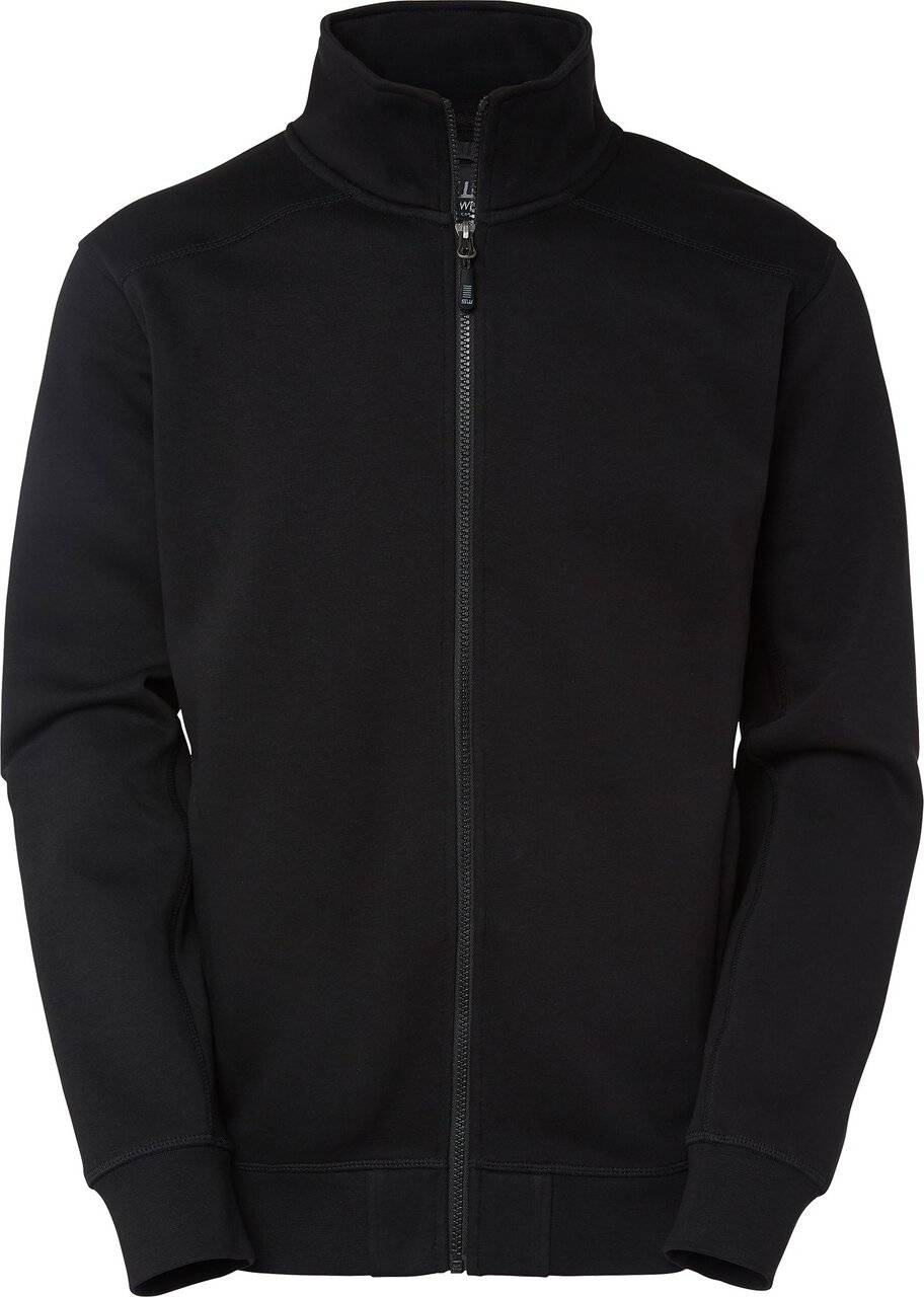 Lincoln Full-Zip Sweatshirt, Herren, schwarz, XS