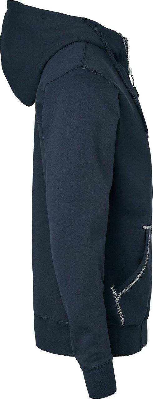 0302 Full-Zip Sweatshirt, Unisex, navy blau, XS