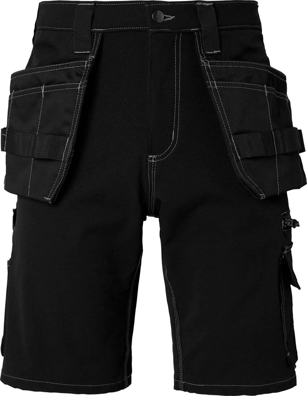 310 Kurze Handwerker Hose, Unisex, schwarz, 44